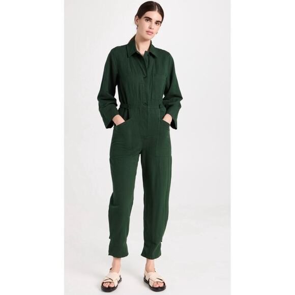 Apiece Apart Ares Linen-blend Jumpsuit Sz 2 - Picture 1 of 10